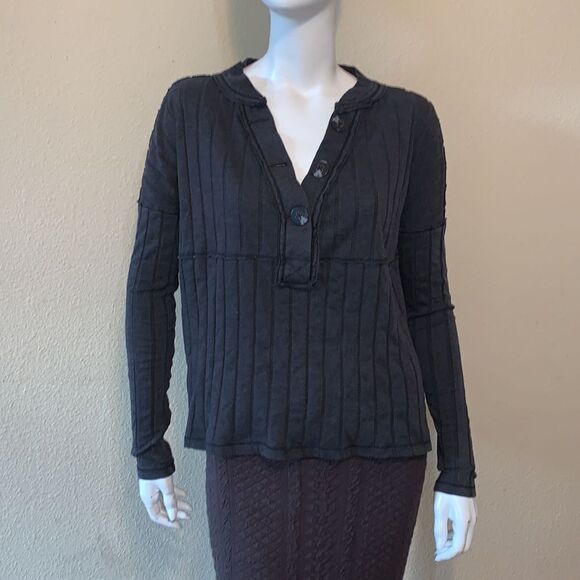 Free People In The Mix Knit Top Size Small - Picture 4 of 12